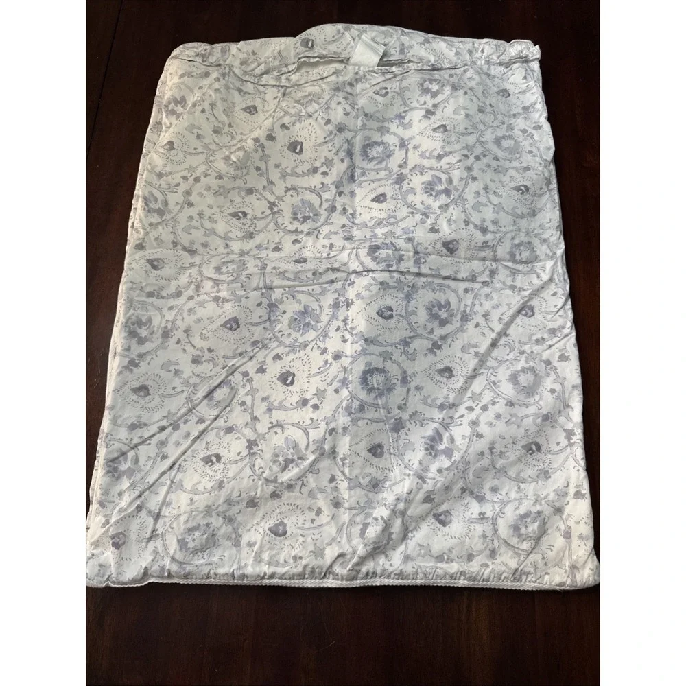 Simply Shabby Chic Pillow Sham Set Pair STANDARD Bohemian Patchwork Quilted Blue